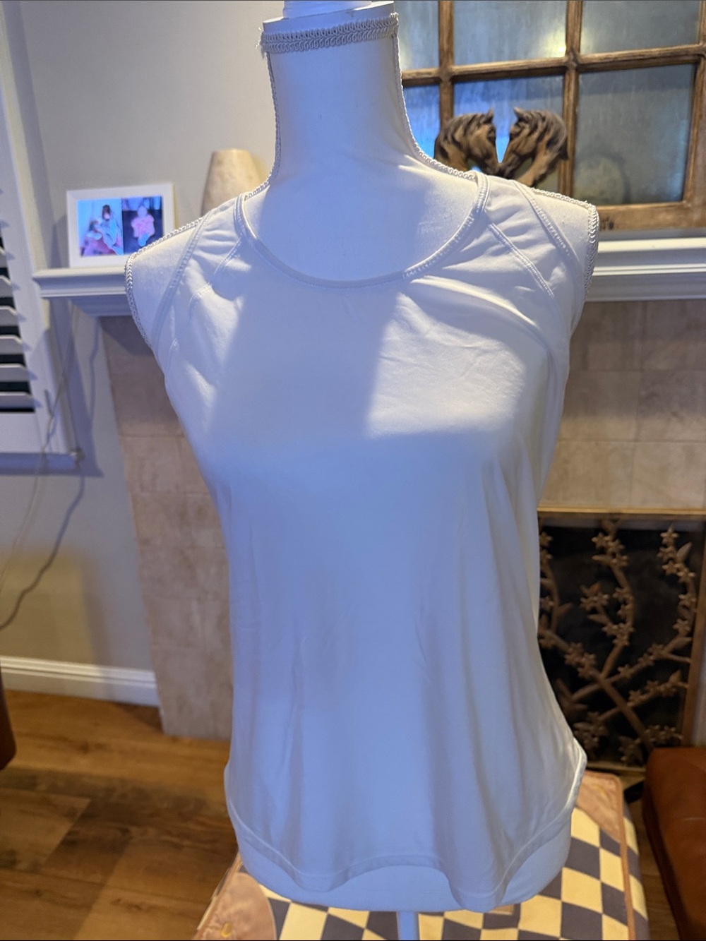 lululemon athletica White Racerback Athletic Tank